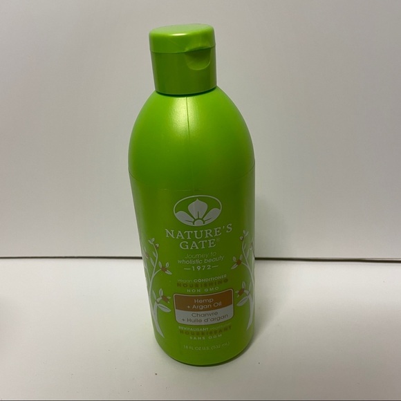 Nature's Gate Hemp And Argan Oil Nourishing Conditioner Non-GMO Vegan 18 OZ HTF